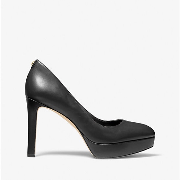 Michael Kors Chantal Leather Platform Pump - Picture 1 of 8